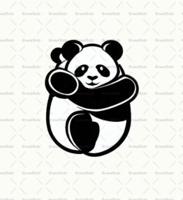 Umarmung eines Pandababys